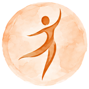 Symbol Tanz- und Bewegungstherapie: tanzende Figur